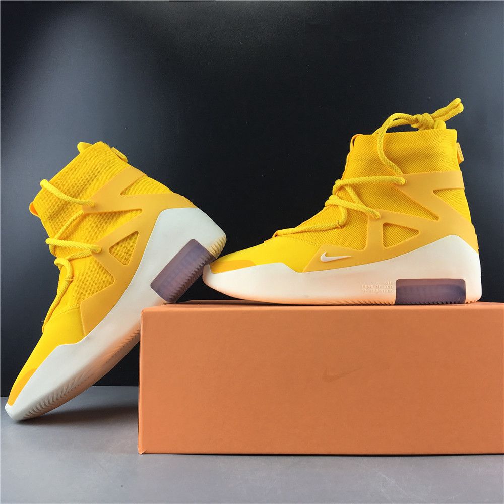 NIKE Air Fear of God 1 FOG YELLOW AR4237-700